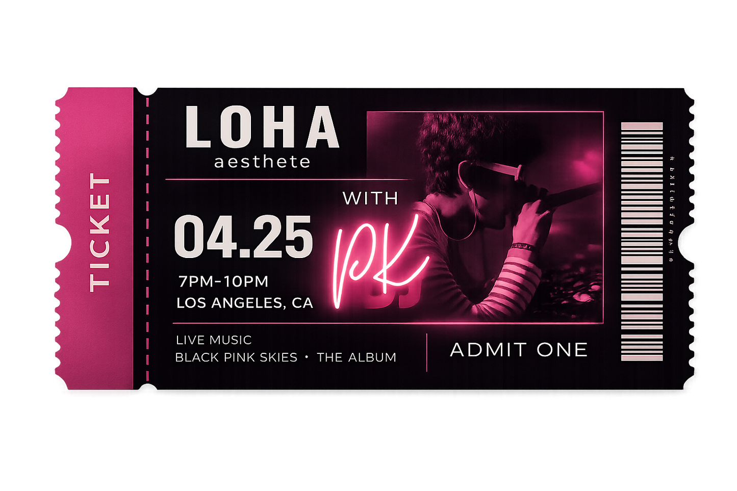 a e s t h e t e - BLACK PINK SKIES Concert